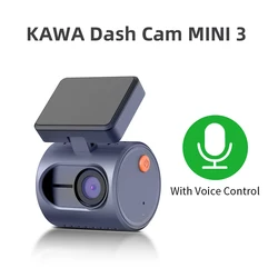 Ultra HD Mini Dash Camera with Voice Control and Night Vision, WiFi-Enabled Video Recorder - None (Voice Control)