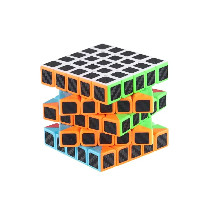 Carbon Fiber Magic Cube Set - Educational Speed Puzzle Toy