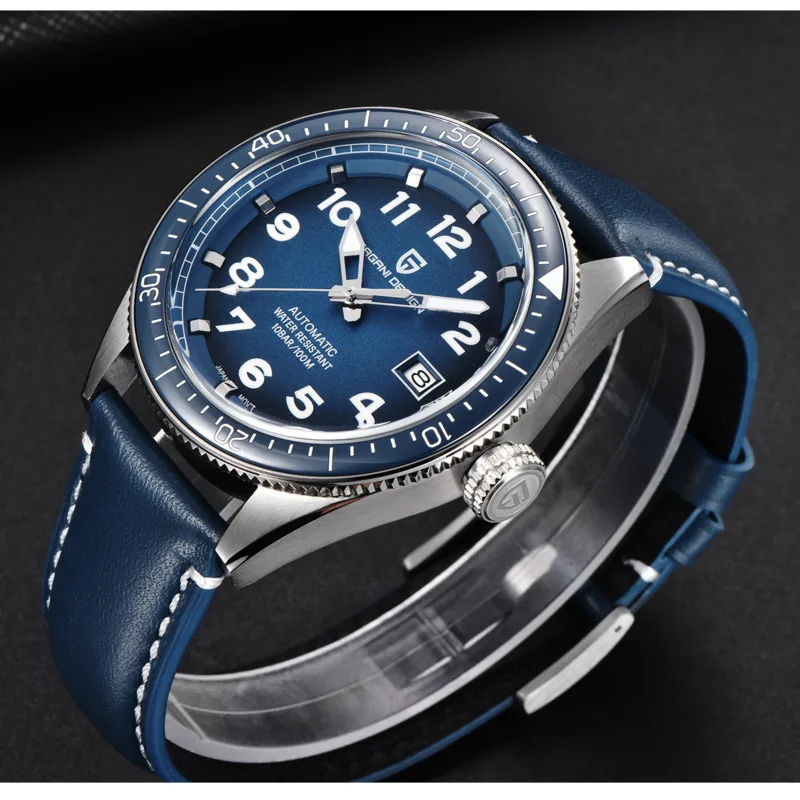 Top Luxury Automatic Mechanical Men Watch Waterproof Calendar Nightlight Business Minimalist Watch For Men Relogios Masculino