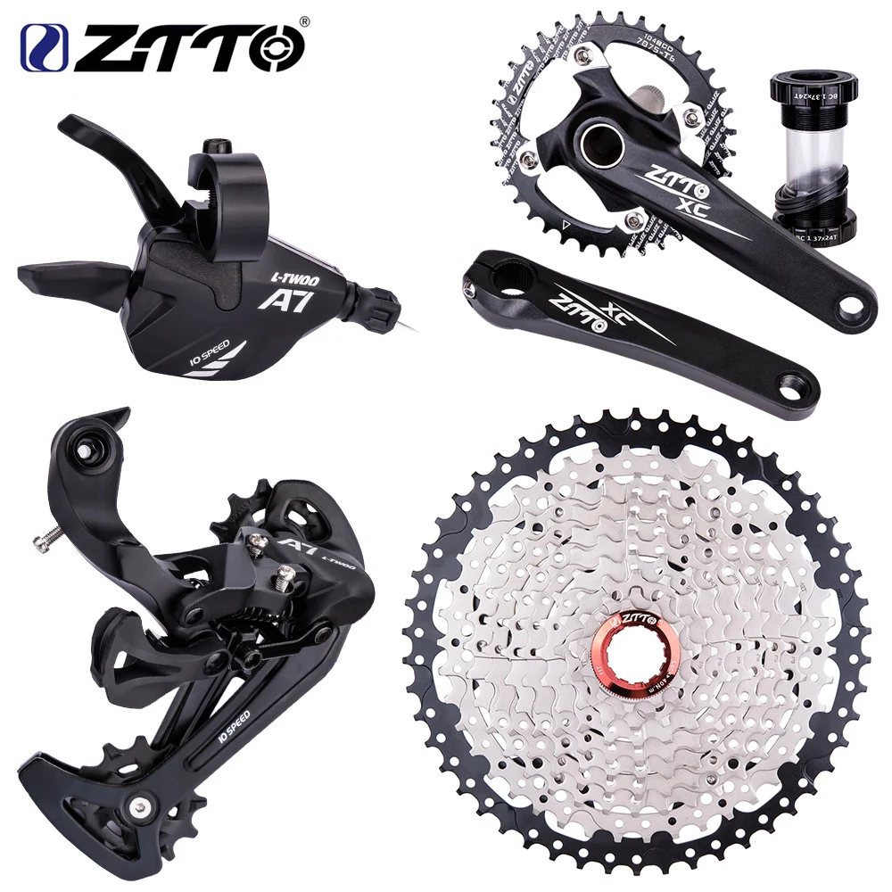 ZTTO MTB 1x 10 Speed 11-50T Groupset 11/46T Wide Range Cassette 11