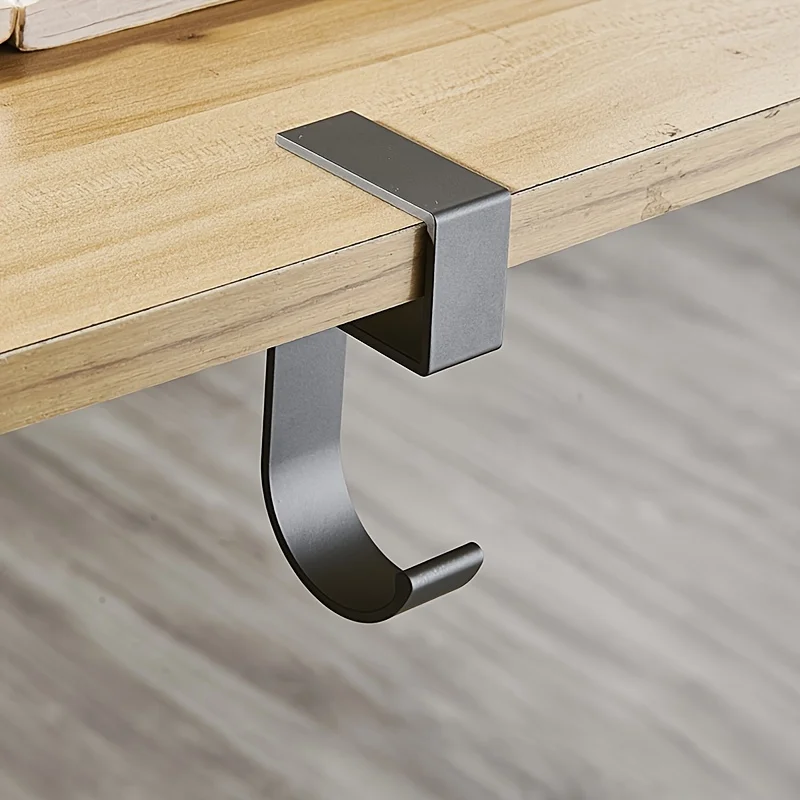 5-Shaped Bag Holder For Deskside, Table Side Hanger Bag Hook, Non-Sticky Removable Hook, Detachable And Mobile Hook