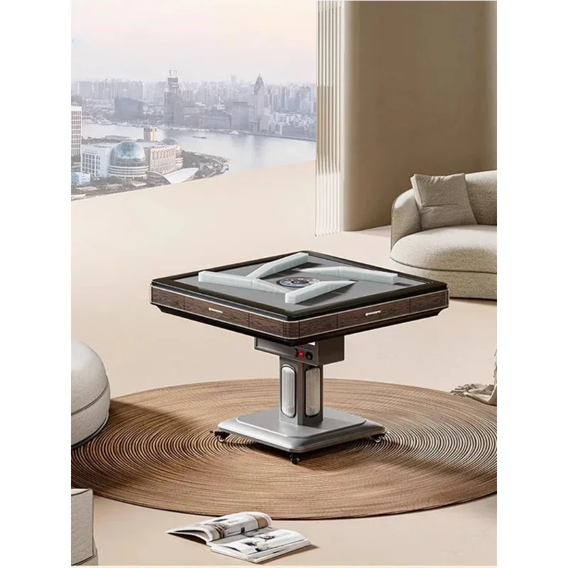 

Простой складной обеденный стол, автоматическое перемешивание, для столовой, кабинета, Маджонга, развлечения, домашняя мебель