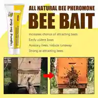 60ML Bee Bait Bee Swarm Commander Lure Bait Bee Cage Trap Kit Beekeeper Tools Beekeeping Wild Bee Hive Swarm Liquid 5