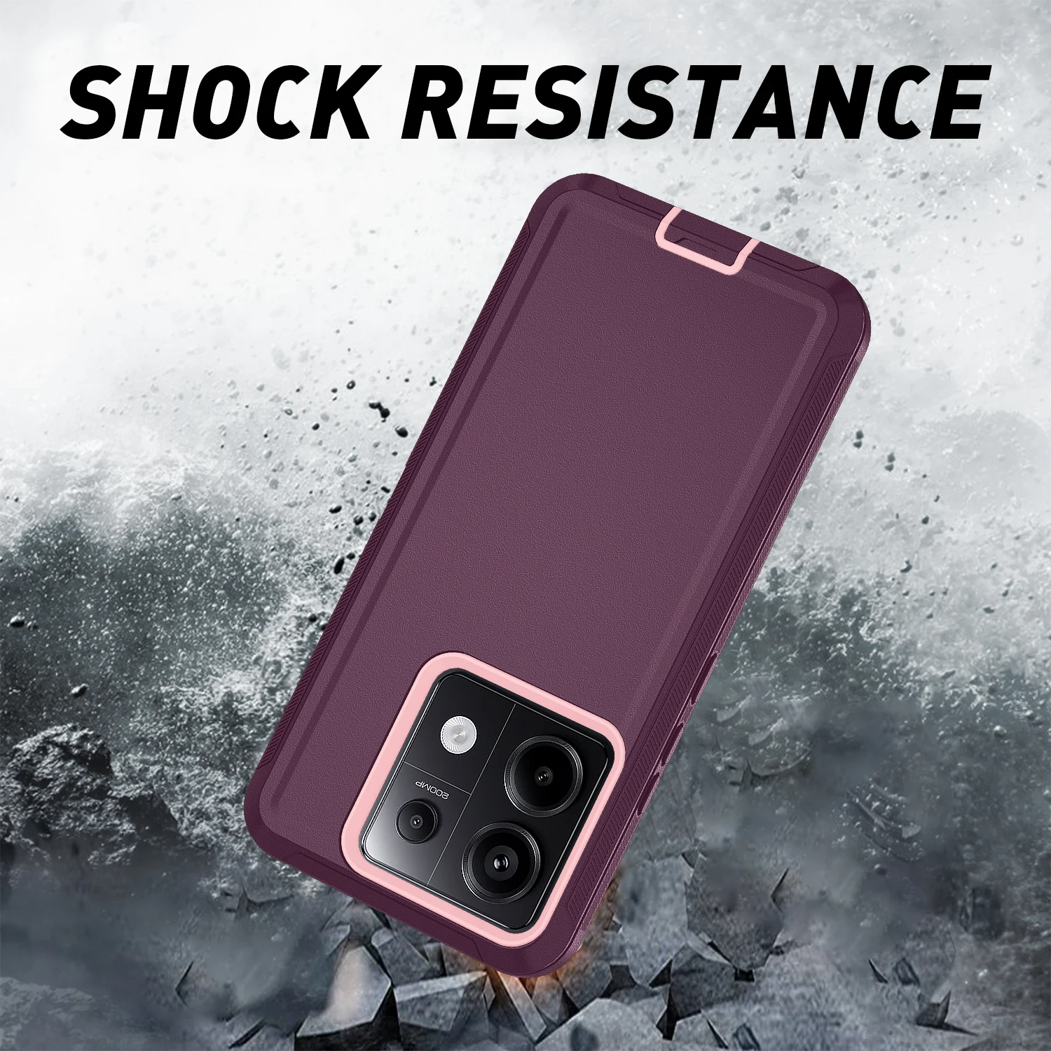 Armor Shockproof Heavy Duty Dustproof Case - Rugged Anti-Scratch Protective Cover