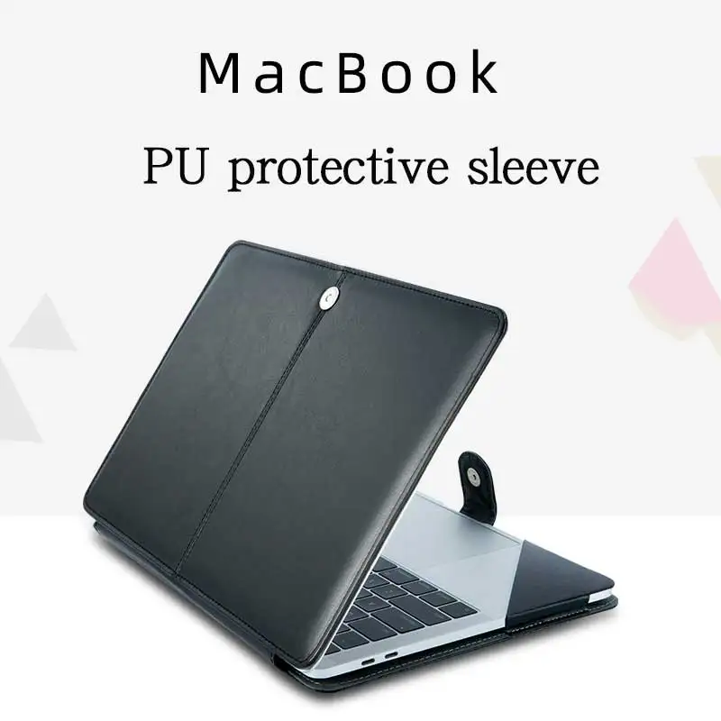 

PU Leather Case for Macbook Air 13 Pro 13 Pro 15" New Retina 12 13 15 Case for Apple Macbook 14" 13.3" 15.4" 15.6"