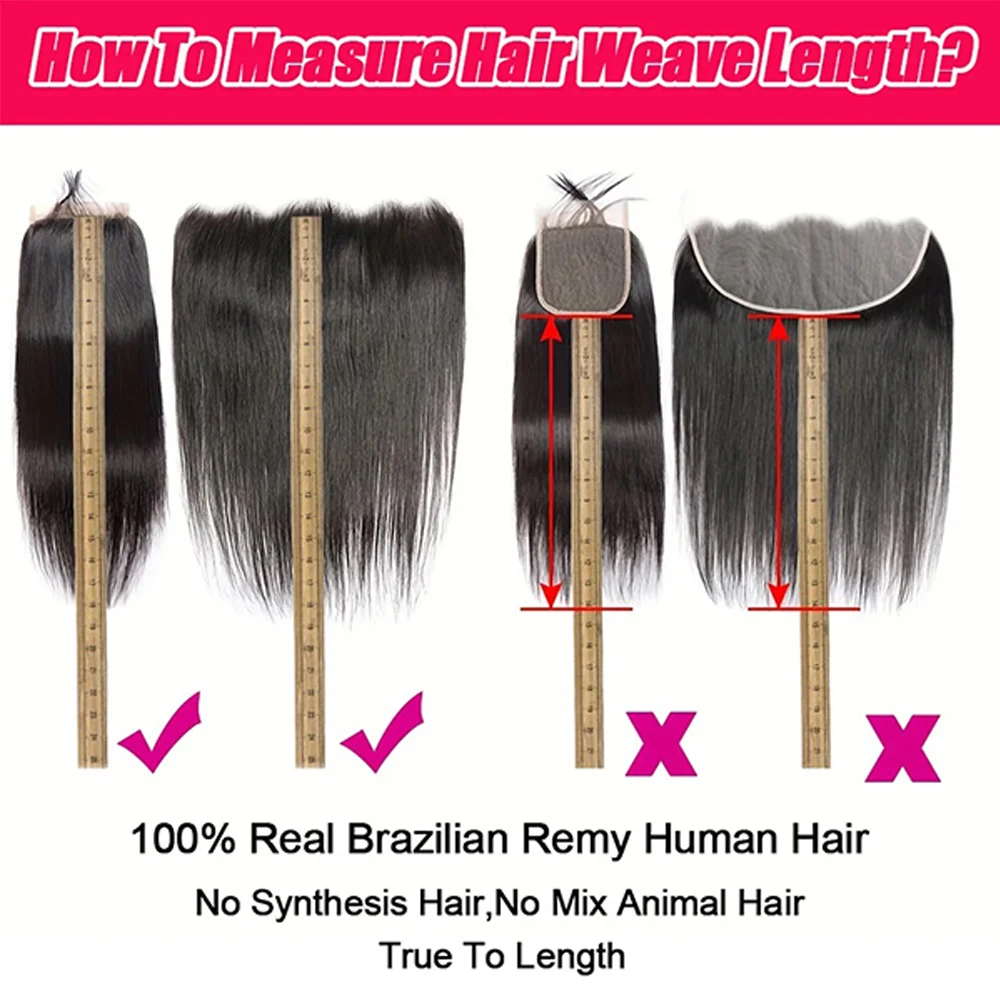 Straight Lace Frontal Only 13x6 Transparent Lace Frontal Closure Human Hair Brazilian Remy Human Hair Pre Plucked With Baby
