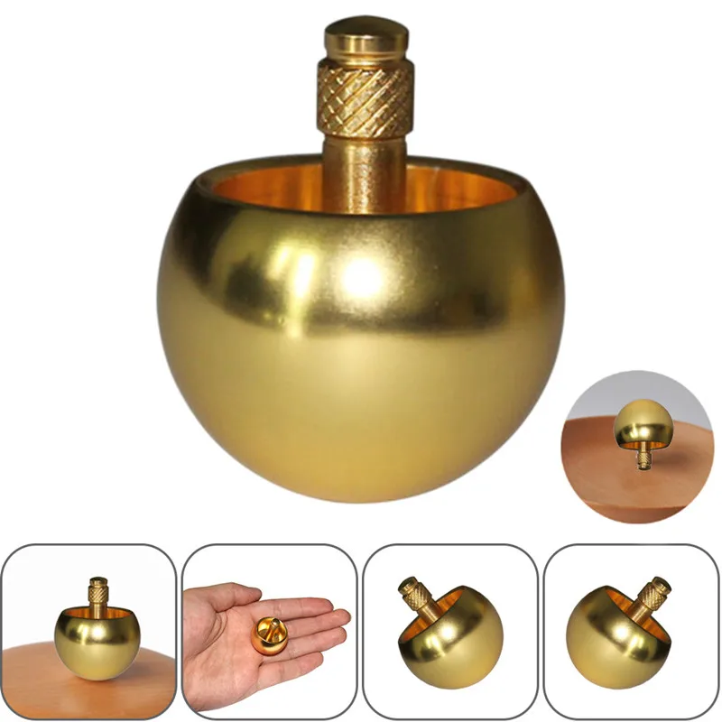 【Serendipity party】1pcs Metal Over Top Gyro Spinning Toys Kids Educational Toy Gifts Automatic Flip Metal Texture Toy Kids classcal.