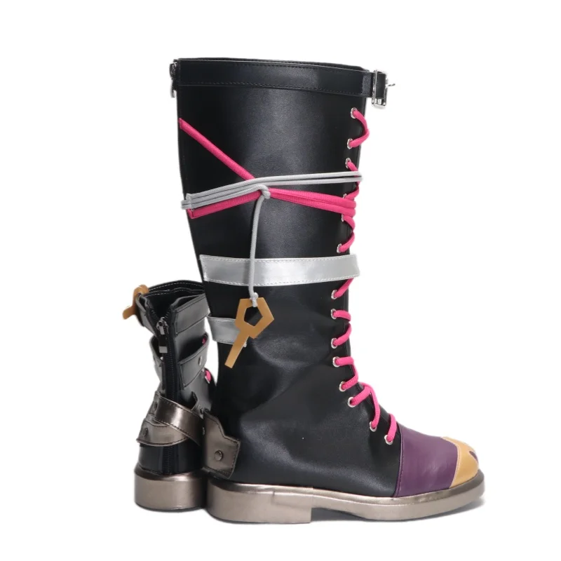 League of Legends: Jinx | Boots Cosplay Shoes 18 League of Legends Arcane Jinx Boots Cosplay Shoes