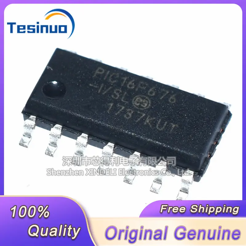 

5/PCS New Original PIC16F676-I/SL SOP-14 microcontroller chip In Stock