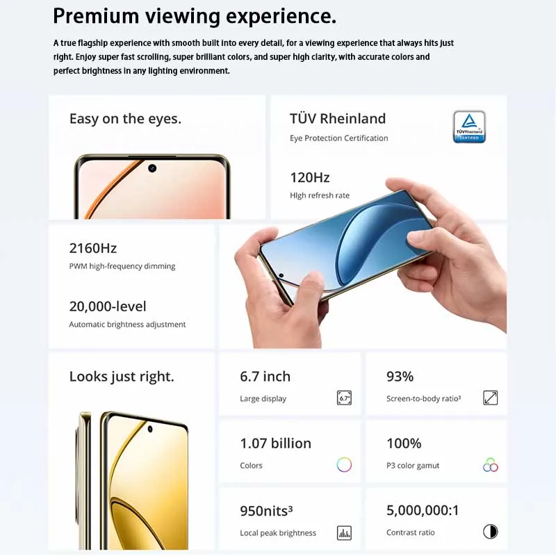realme 12 Pro Plus 5G Smartphone 64MP Periscope Portrait Camera 50MP Sony IMX890 OIS Camera Snapdragon 7s Gen 2 Smartphone 5