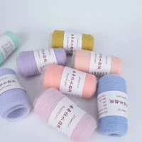 50g/volume Solid color Angora Rabbit Hair Yarn Winter Thick Hand Knit for Scarf Soft Warm Long Hair Mink Down Yarns 1