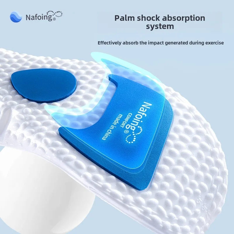 1Pair Upgrade Sports Shock Absorption Insole PU Memory Foam Breathable Arch Support Orthopedic Shoes Pad for Men Women Feet Care