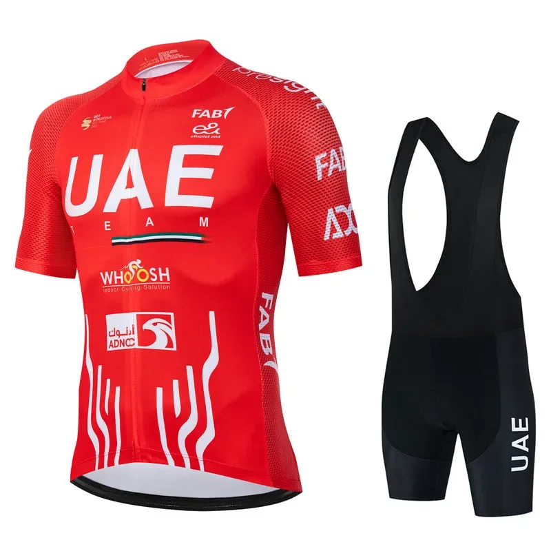 Uae New Pro Team 2025 Cycling Jersey Set Summer Breathable Bicycle Men's MTB Bike Clothing Maillot Ropa Ciclismo Uniform Suit 5