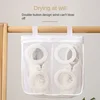 Mesh Laundry Bags Shoes Storage Organizers Bag Anti-deformation Zipper Travel Shoes Clothes Storage Bags Shoes Airing Dry Tool 4