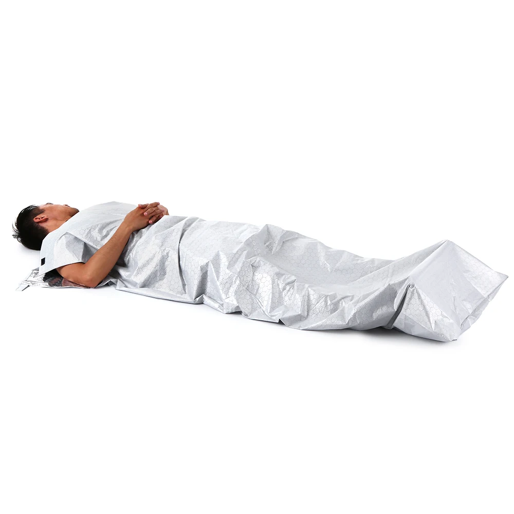 LIXADA Reusable Camping Ultralight Sleeping Bag Survival Tourism Hiking Climbing Single Sleeping Bag Keep Warm Pouch 200*72cm