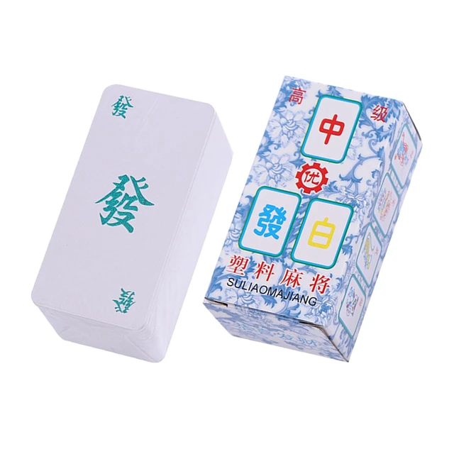 Mahjong Chinês Jogando Cartas Mahjong Poker Jogando Cartas Jogo De Mesa  Conjunto Para Casa Sala Estar Mini Mahjong Jogando Cartas Jogo - Jogos De  Tabuleiro - AliExpress