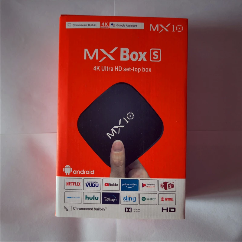 4K Android TV ボックス 4K 10箱セット New Android TV Box 1GB 8GB MX10 Smart TV Box Android 7.1 OS