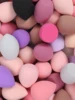 Medium Size Beauty Sponge 6/12/24/36/60 Pieces, Random Color and Shape, Foundation Mixing Beauty Sponge, Liquid, Cream and Powde 3