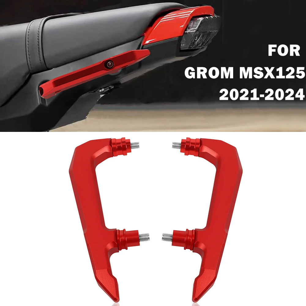 

For Honda MSX 125 MSX125 GROM 125 2021 2022 2023 2024 Passenger Grab Bar Rear Seat Pillion Handle Armrest Tail Handrail Rail