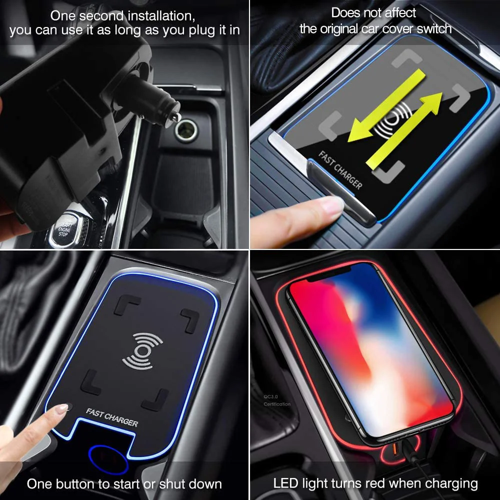  QI    ÷Ʈ, ȭ ġ,  XC90 S90 XC60 VC60 S60 V90, 15W