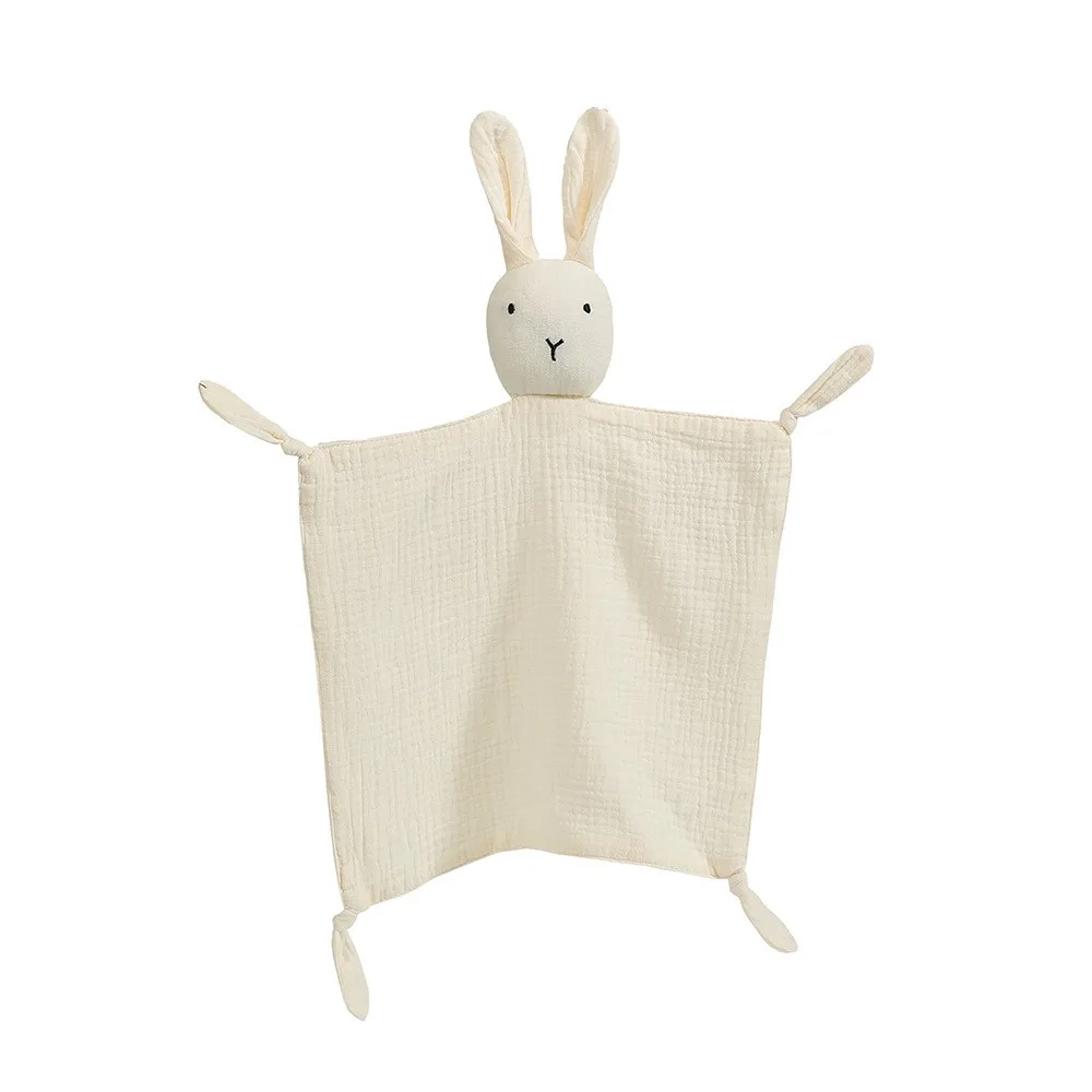 Baby Cotton Muslin Comforter Blanket Soft Newborn Sleeping Dolls Kids Fashion Sleep Toy Soothe Appease Towel Bibs baby comforter blanket