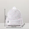 Plaid Backpack For Girls Boys Floral Waterproof Nylon Schoolbag Durable Lightweight Book Bag For Students 6