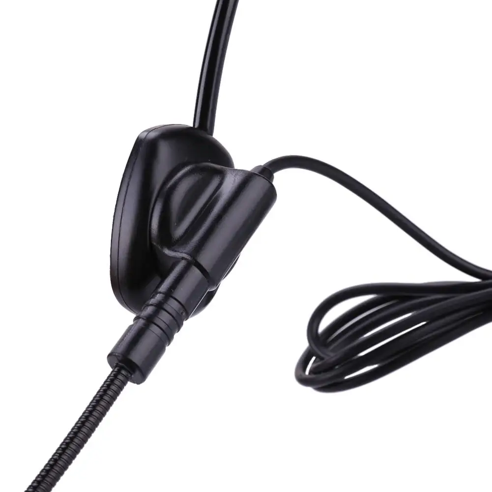 케이블 헤드 마운트형 헤드셋 마이크 유연한 유선 붐 앰프