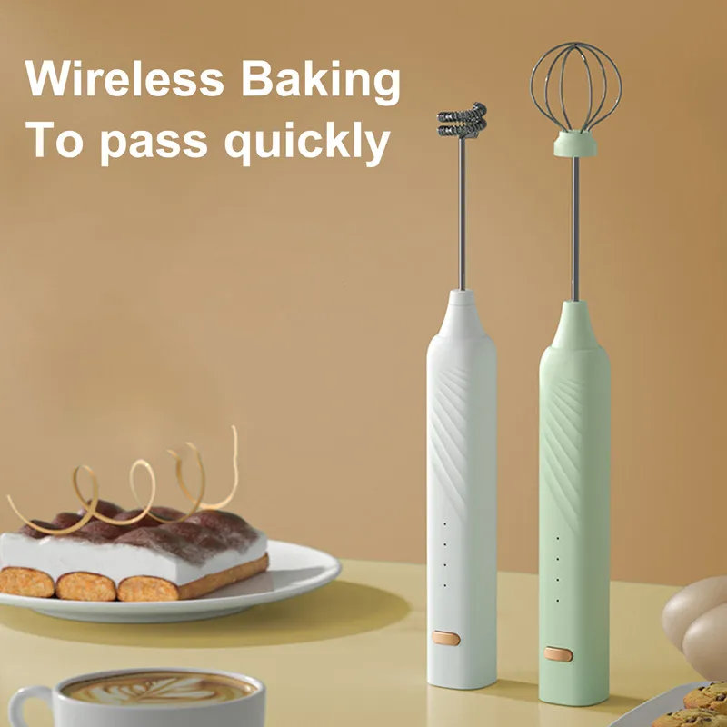 m2ee electric handheld egg beater 3 modes foam maker milk frother blender usb charger whisk drink mixer for egg coffee milk USB Rechargeable Handheld Foamer High Egg Speed Electric Milk Frother Foam Maker Mixer Coffee Drink Frothing Wand