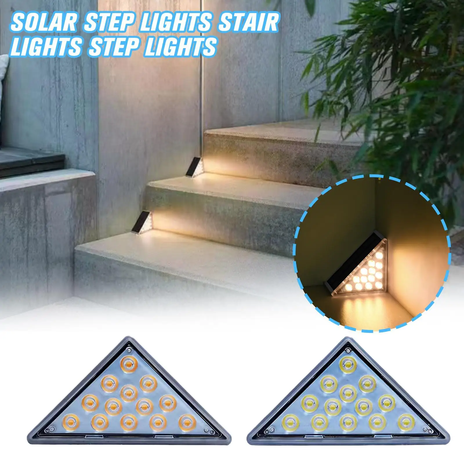 Stair Solar Lights Outdoor Waterproof Outdoor Solar Led Lights Step