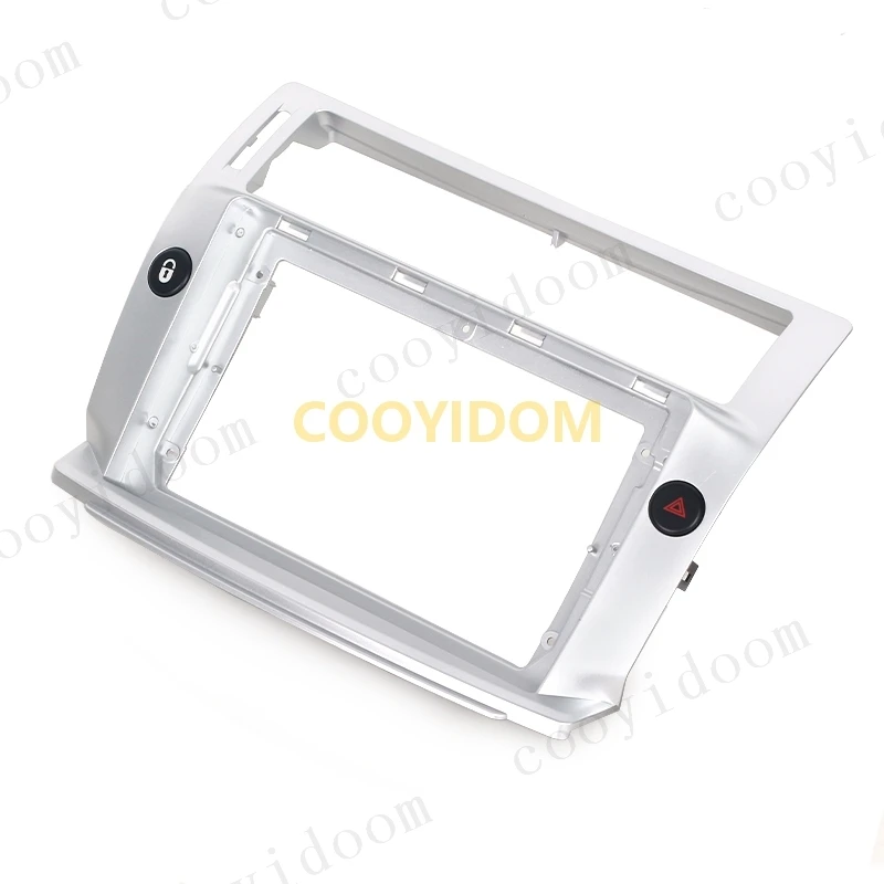 Citroen C4 C-triunfo C-Quatre 2004-2009 용 2 Din 9 인치 스테레오 패널 안드로이드 멀티미디어 플레이어 패널 라디오 CD DVD GPS 대시 키트