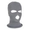 Motorcycle Windproof Full Face Knit Hats Ski Mask Men Warm Wool Balaclava Winter Hats Knitted 3 Holes Ski Mask 3