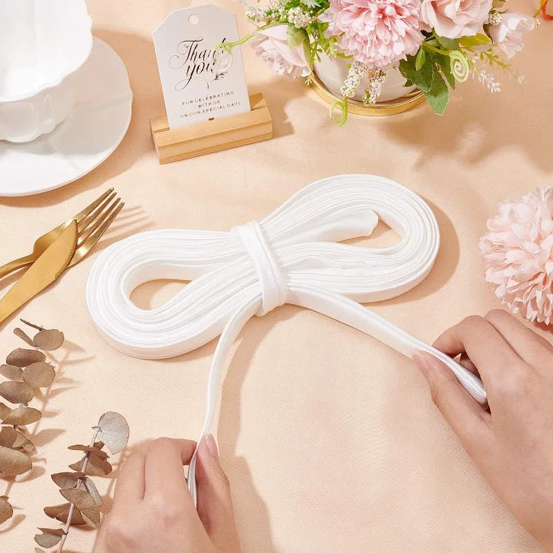 137.8 Inches Women's Tie Back For Wedding Bridal Gown White Adjustable Lace up Dress Cord Back For Zipper Replacement or Buttons women tie back