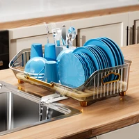 Kitchen Dish Bowl Draining Storage Rack, Tray Rack, Plastic Tableware, Bowl Dish Storage Box, Kitchen Utensils 1