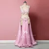 customized belly dance performance costume mesh adult oriental dance costume kid's competition group costumes exotic dancewear