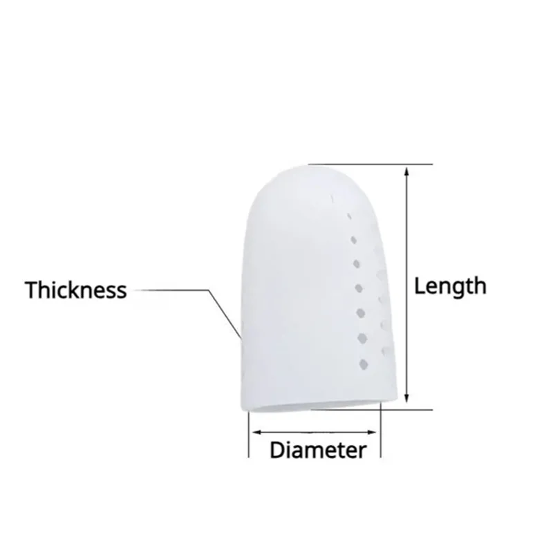 Breathable Toe Protectors Sleeve Bunion Pads Cushion Big Toe Guards Silicone Covers For Protection Of Ingrown Toenails toe protectors