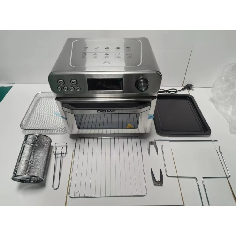 Hot Sale 24L Liter 1800w Factory Price Healthy Digital Air Fryer The Power 360 Digital Manual Air Fryer Oven