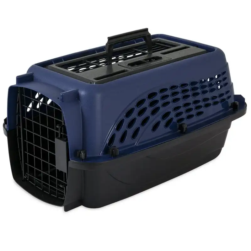 

Top Load Pet Taxi, Extra Small 19", Blue & Black, Dog and Cat