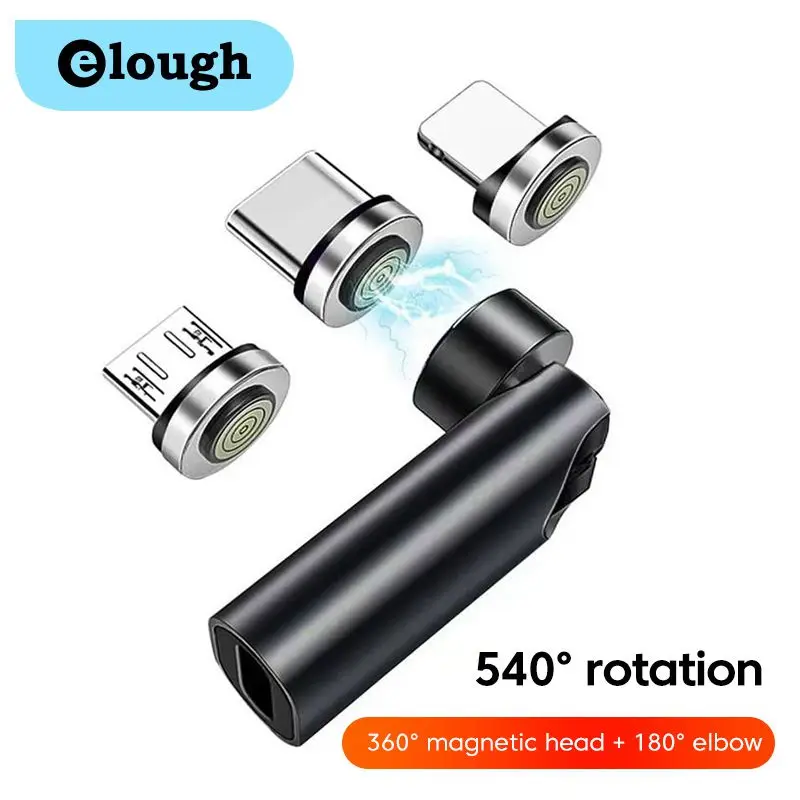 Adattatore Magnetico 3 In1 Usb C A Convertitore Micro/Tipo C/Lightning Per Iphone Samsung Huawei 5A 540 ℃ Connettore Magnetico A Ricarica Rapida