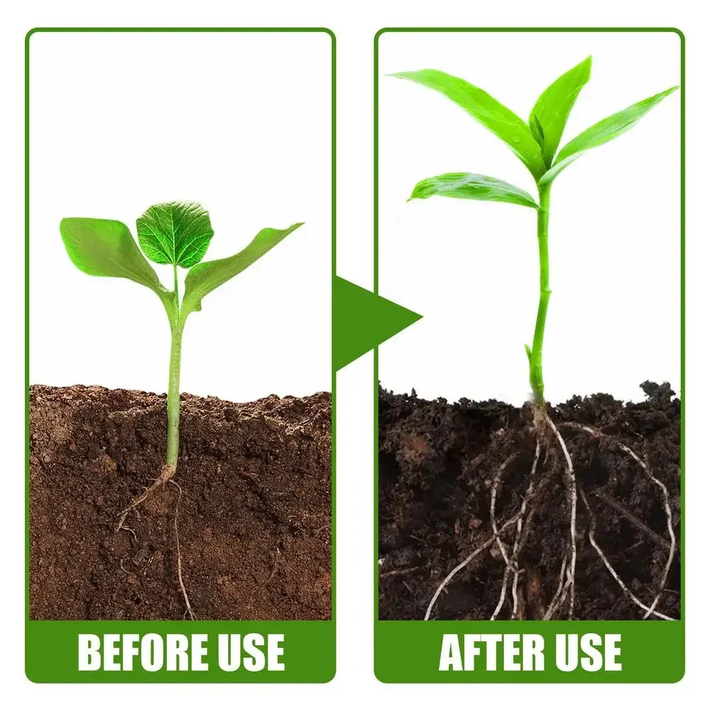 Plant Fertilizing Concentrate Plant Root Stimulator Organic Fertilizer 100g Fast Rooting Powder Rooting Hormones Powder Improve Flowering Cutting Survival Rate Plants Grow Cut Dip Fertilizer