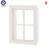 1/12 Scale Dollhouse Miniature 6 Panel Interior Wooden Door Frame DIY Plain Embryo Material Furniture Doll House Accessories 4