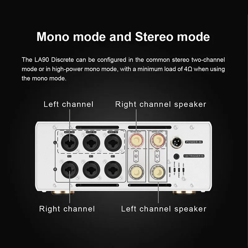 バランスの取れた入力、Hi-Fiアンプ、TOPPING-NFCハイレス、192 w x 2