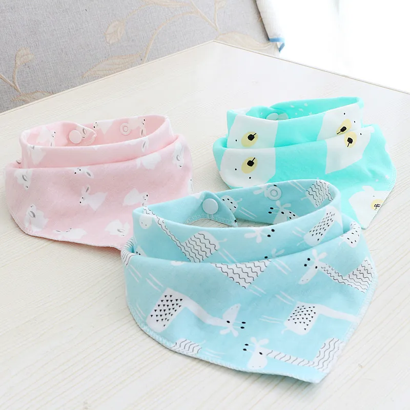 

Baby Bibs Cotton Baby Feeding Apron Triangle Bib Girls Boys Cartoon Feeding Scarf Bib Collar Bib Burp Cloth Bandana Saliva Towel