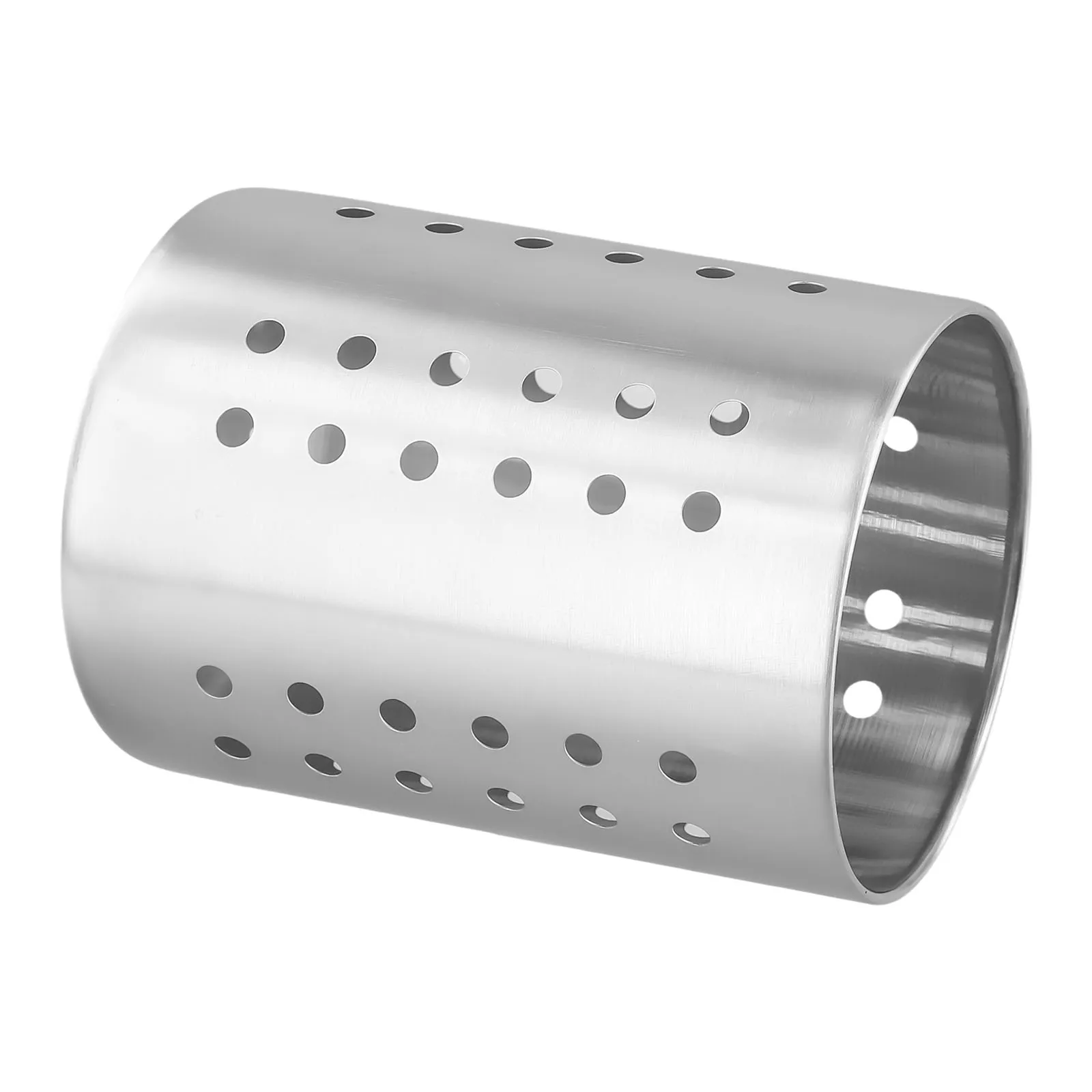 

Drainer Holder Spoon Storage Silver Holes Kitchen Home Cutlery 10x12.5cm Ventilation Stainless Steel Chopsticks 1pc