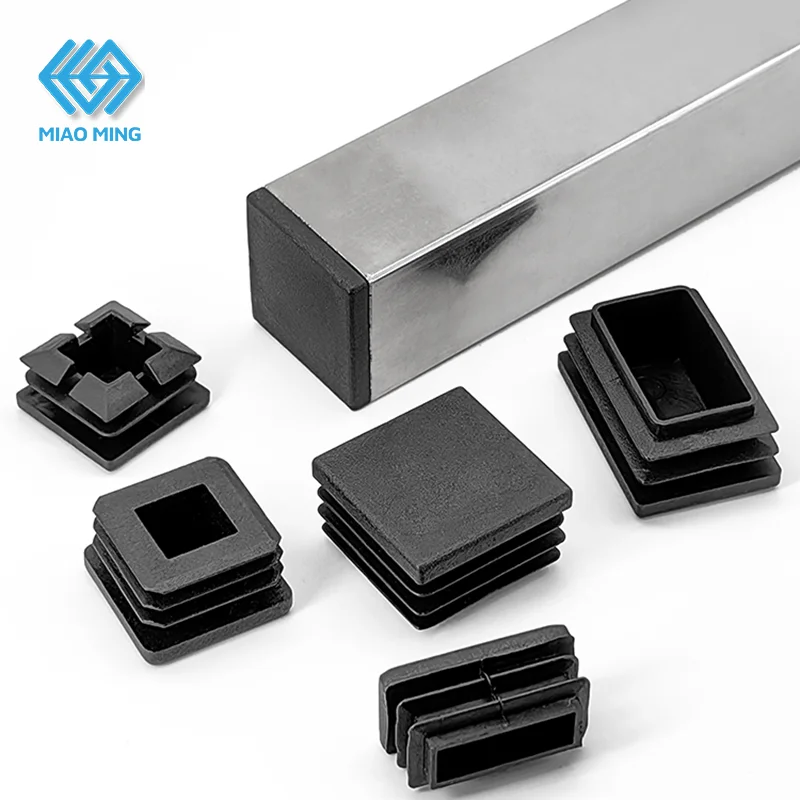 10mm-50mm Furniture Table Foot Tip Chairs Legs Pad Protector Cover Square Screw Caps Pipe Plug Lid Tube Hole Protection End Cap table foot pad table leg tips floor protector caps silicone rubber caps rubber caps silicone rubber plugs pipe end cap