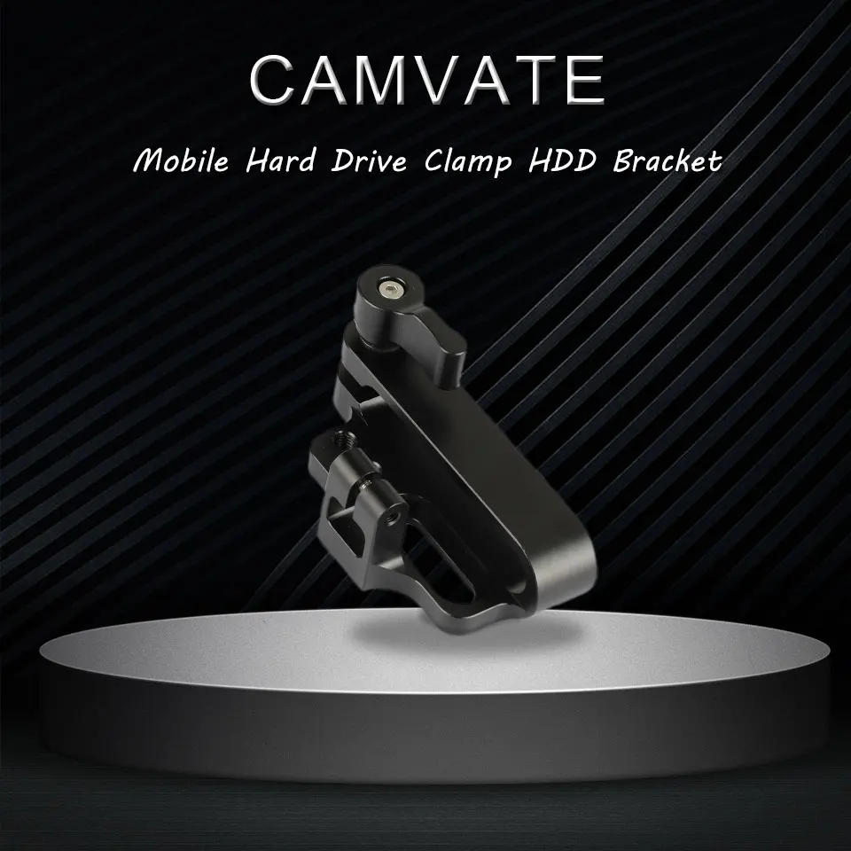 Mount For Samsung T5 SSD Mount Bracket SSD Holder Clamp Attached Cage via M5/1/4