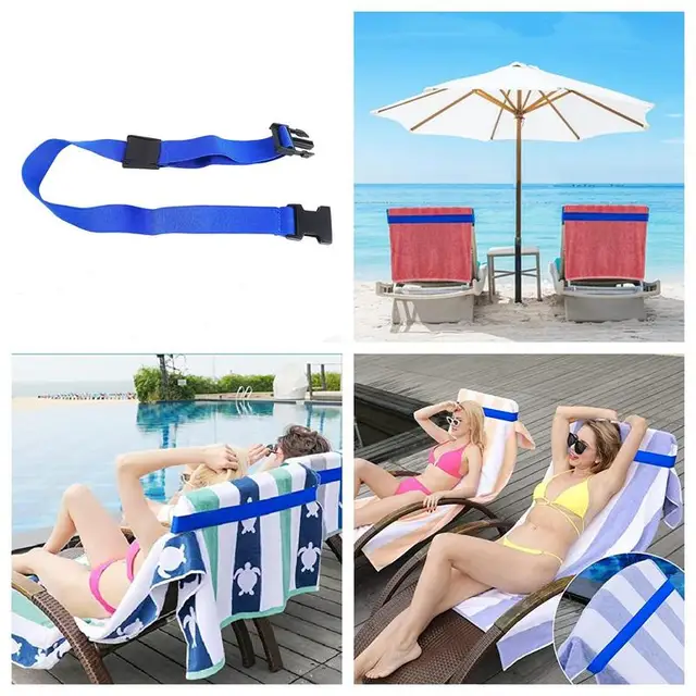 Beach Szék Zenekarok Állítható Strand Törülköző Hevederek Elasztikus Klipek Szélálló Tengerparti Törülközőtartó Hajózási Nyári Kiegészítőkhöz - Image 5