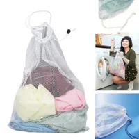 Fashion 4 Size Washing Laundry bag Clothing Care Foldable Protection Net Filter Underwear Bra Socks Machine Clothes 2