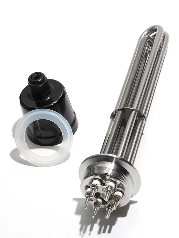 Description Picture 4 of itemSNDHEATER 63mm Falnge 2â€ Tri Clamp Brew Heating Element SUS304 TEN 380V/220V 3/4.5/6/9/12KW Tubular Electric Heater 1PC