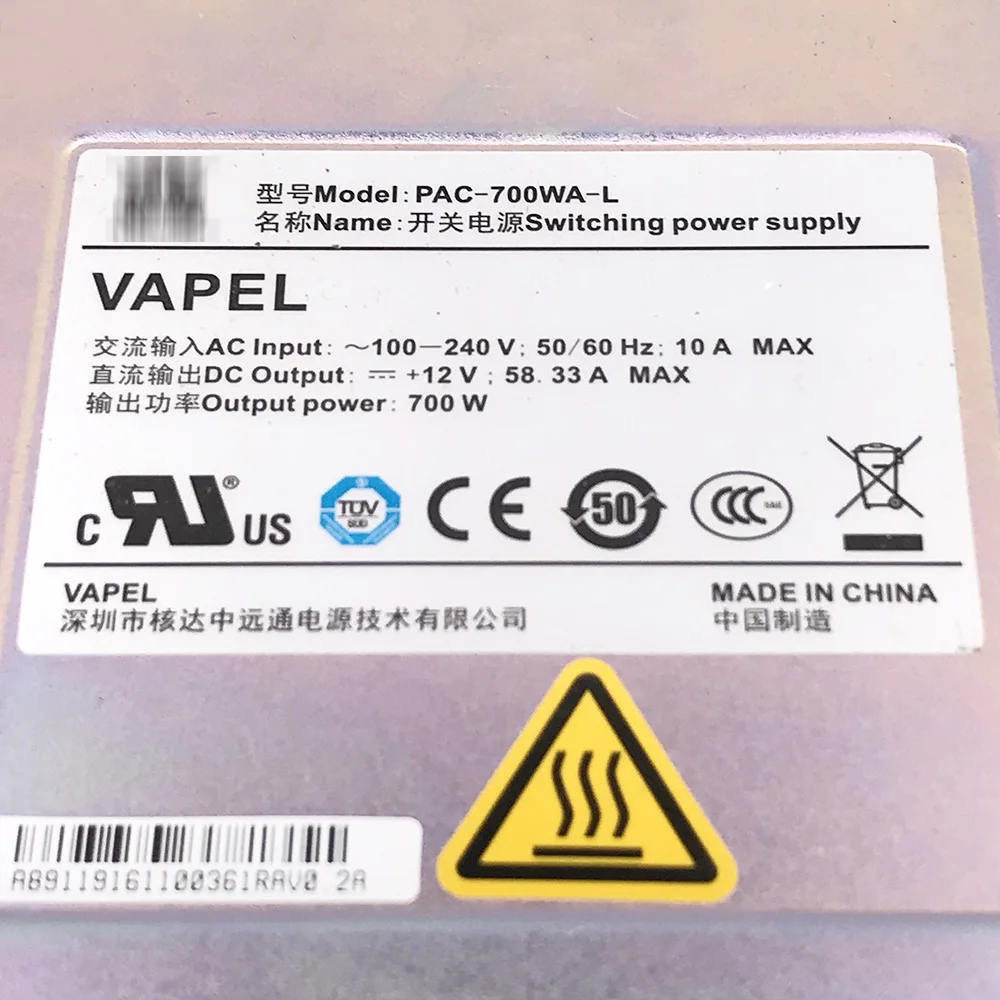 Original For Huawei 700W Switching Power Supply PAC-700WA-L USG6680 Firewall VPN Gateway Perfect Test 5 Original For Huawei 700W Switching Power Supply PAC-700WA-L USG6680 Firewall VPN Gateway Perfect Test - Image 3