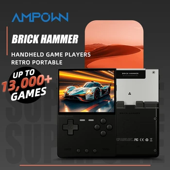 AMPOWN TRIMUI BRICK Console per giochi retrò in metallo Lettore di giochi portatile portatile CNC 3.2 Schermo IPS Sistema Linux Dispositivo per videogiochi